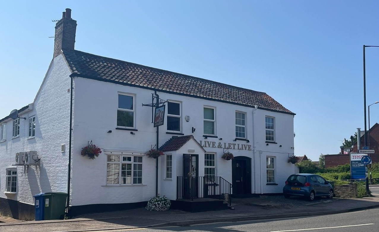 Live & Let Live Public House in Downham Market, Norfolk
