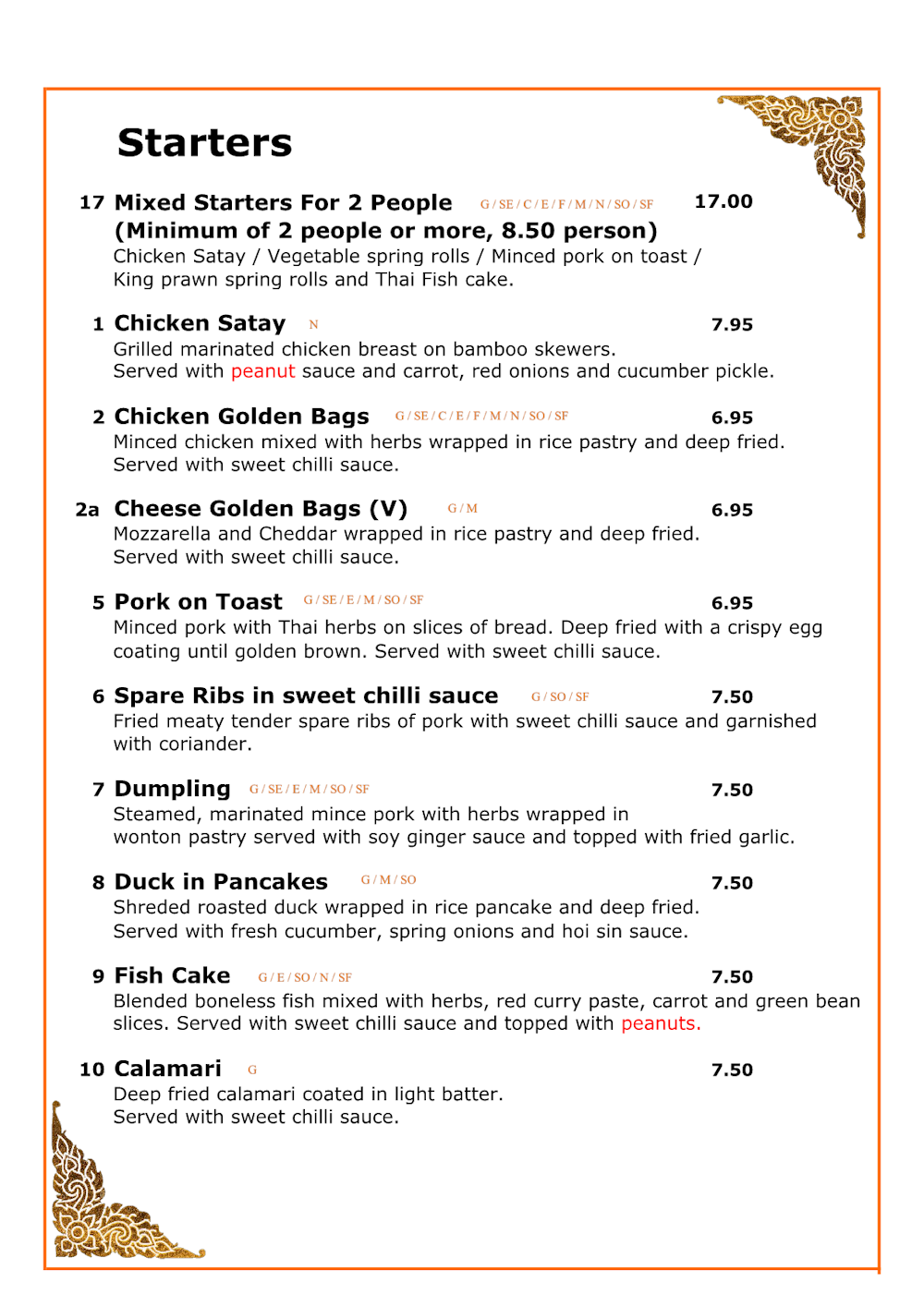 Chai-Yo Thai Restaurant in Sheringham, Norfolk