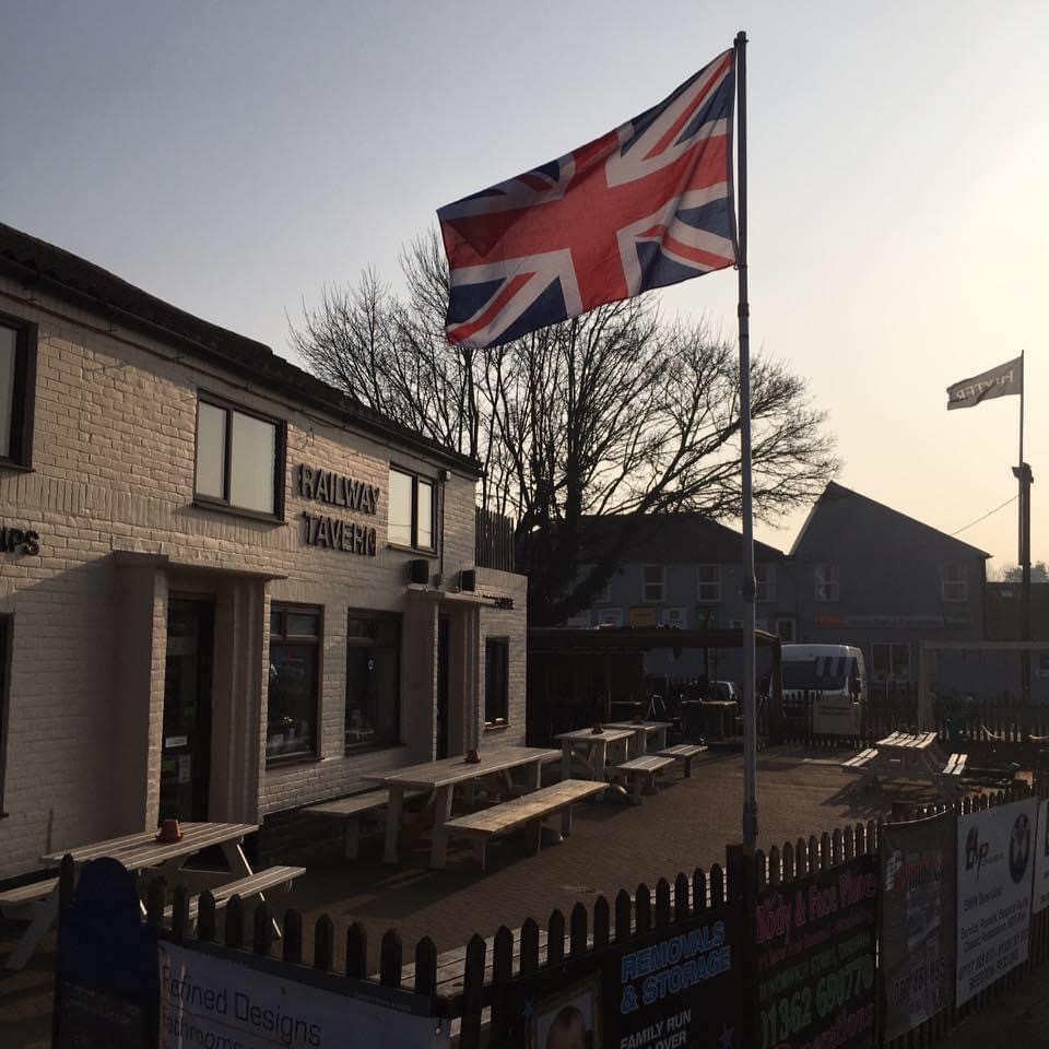 Railway Tavern and Fish & Chip Shop in Dereham, Norfolk