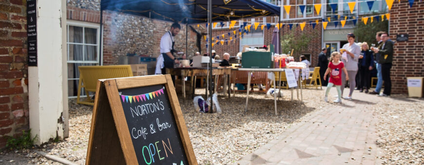 Norton's Cafe Bar in Little Walsingham, Norfolk