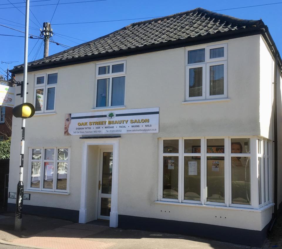 Oak Street Beauty Salon in Fakenham, Norfolk