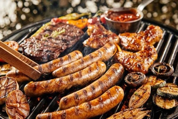 The Sausage Mans Charcoal Bbq in Heartsease, Norfolk