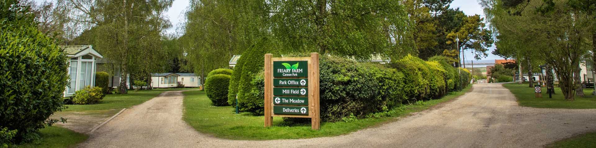 Friary Farm Caravan Park in Blakeney, Norfolk