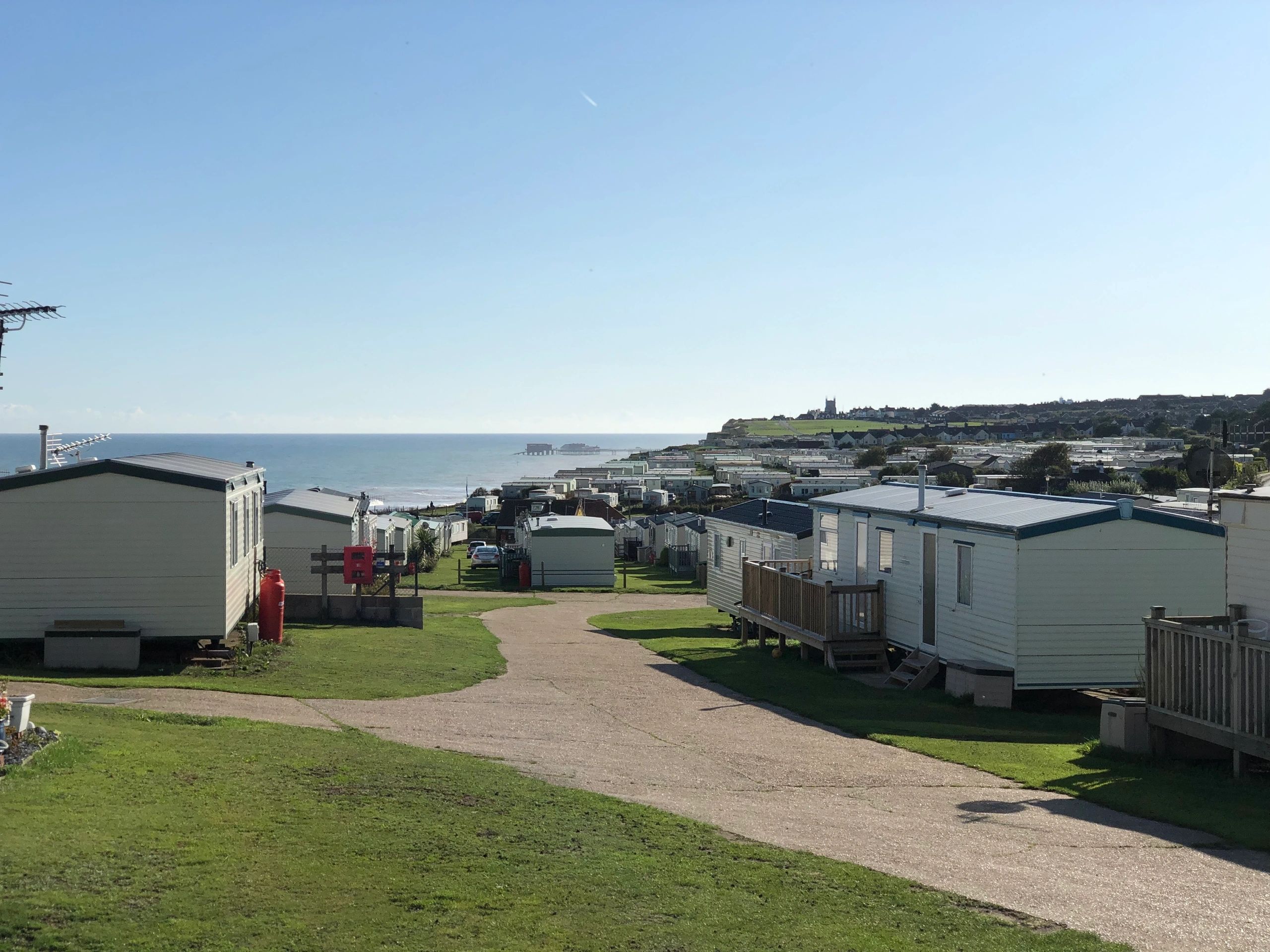 Gap Caravan Site in East Runton, Norfolk