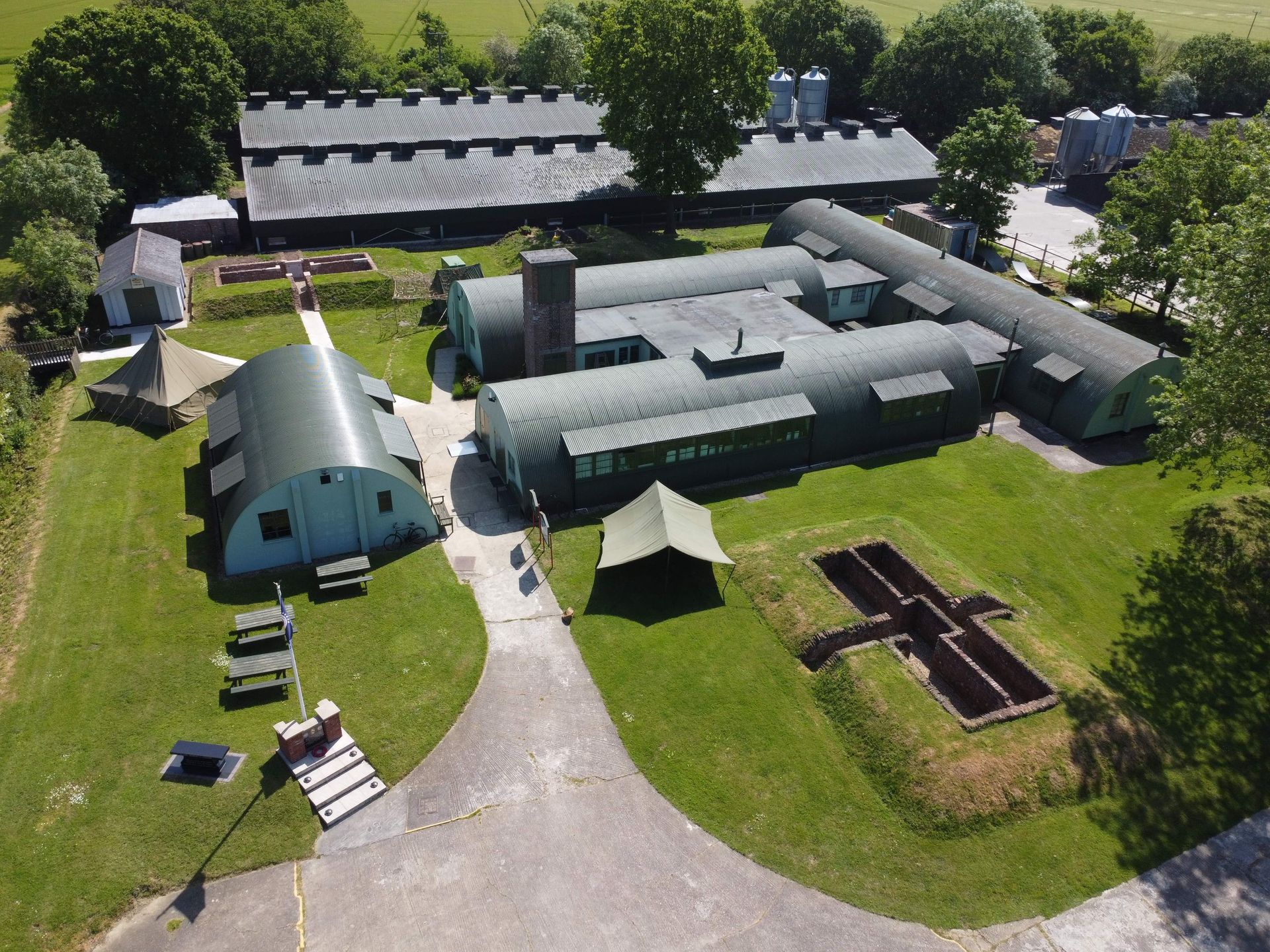 95th Bomb Group Red Feather Club in Thelveton, Norfolk